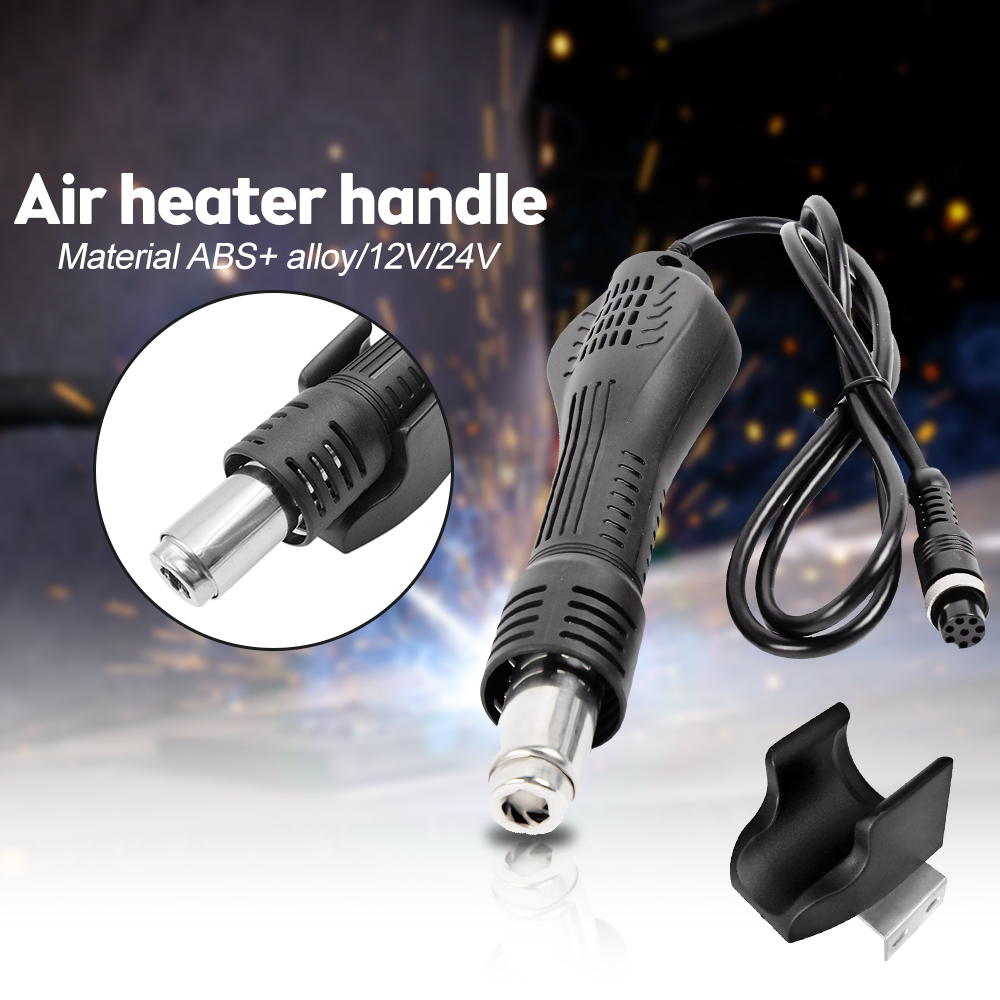 Heat Gun Small - Handgrepen voor 858/878/8586/898D soldeerstations, 12V heteluchtpistoolhandgrepen,