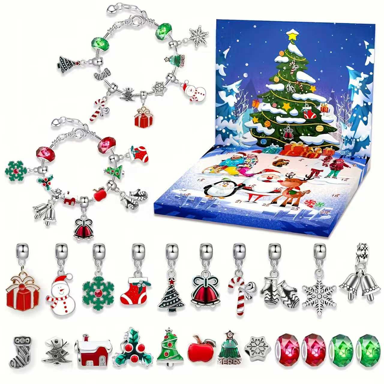 Resin Crafts Diy - Creatieve kerstkalender met 24 dagen aftellen,