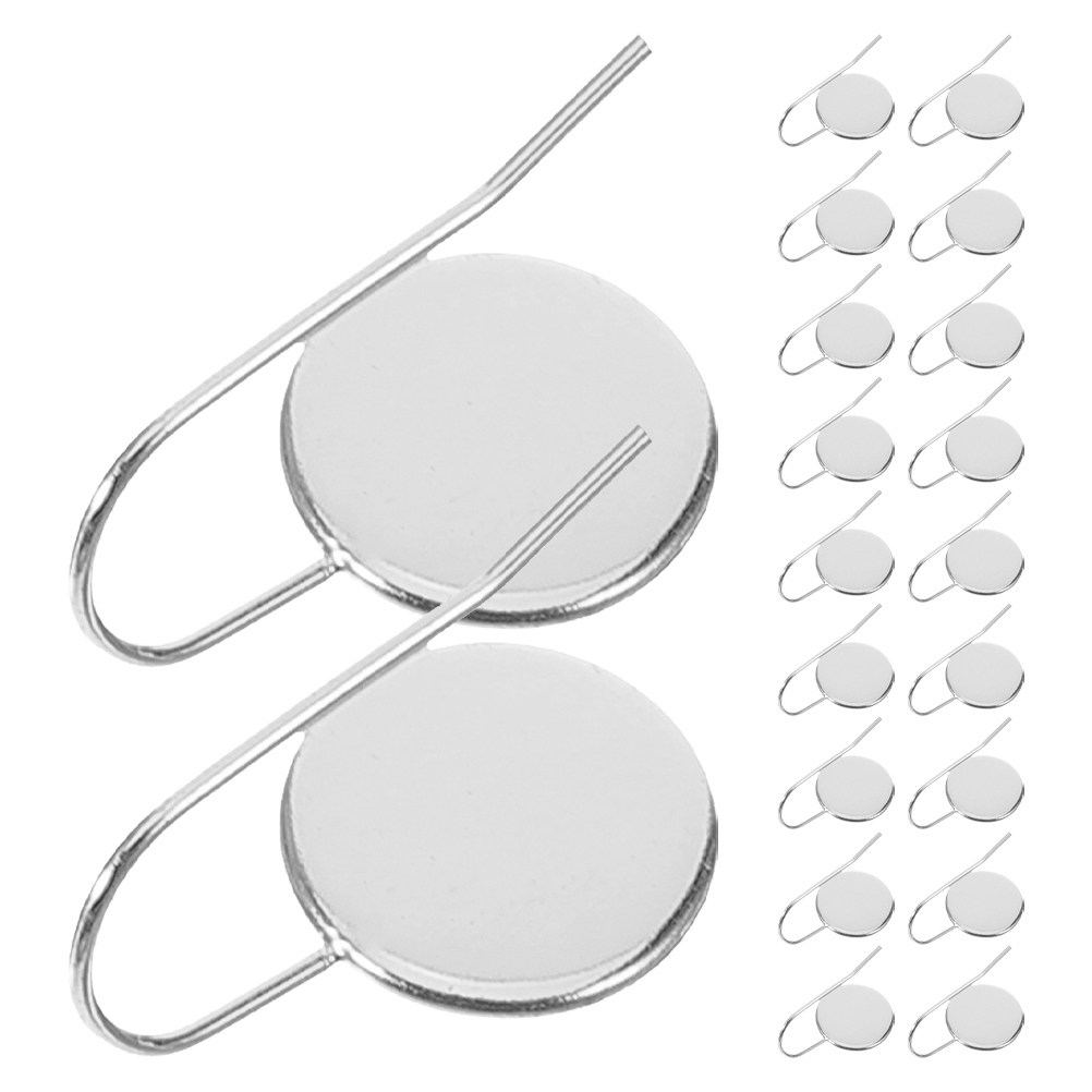 Bezels Set Pendant - 20 stuks gepolijste, onbewerkte oorbellen van