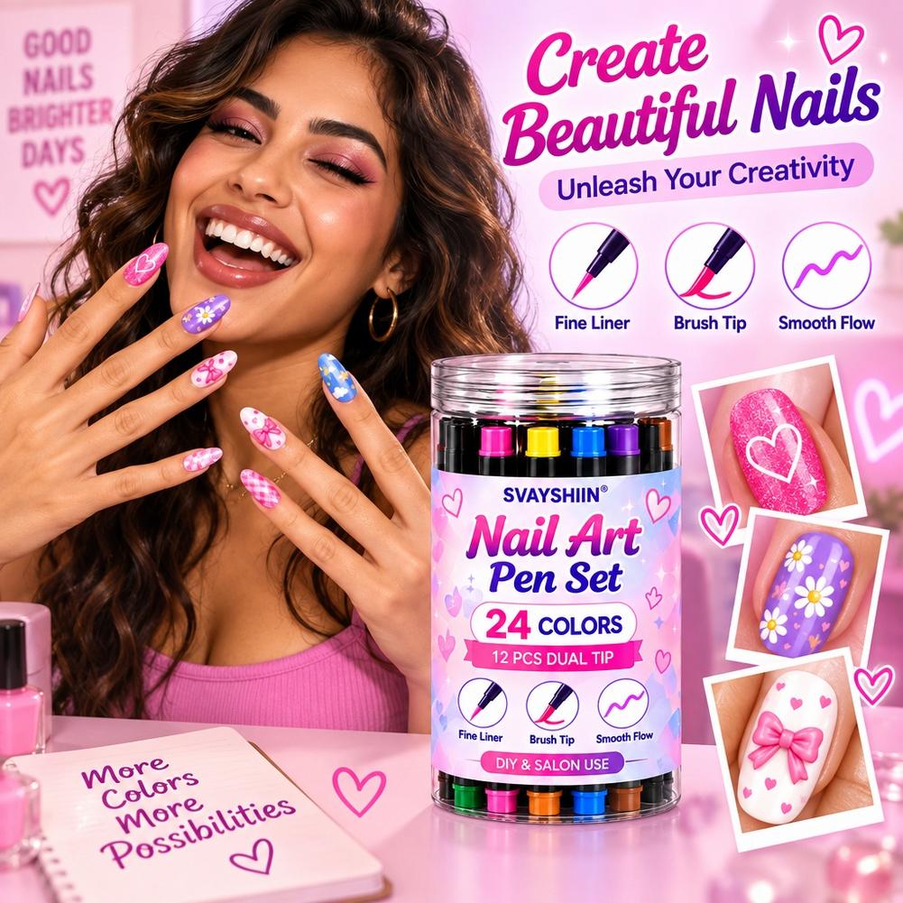 12 stuks nagelkunstverfpen met - Copic Marker Sketch recensie en prijs