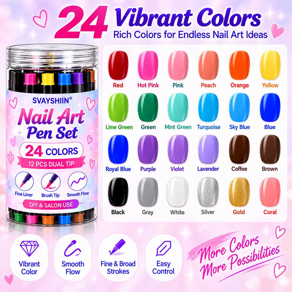 12 stuks nagelkunstverfpen met - Copic Marker Sketch recensie en prijs