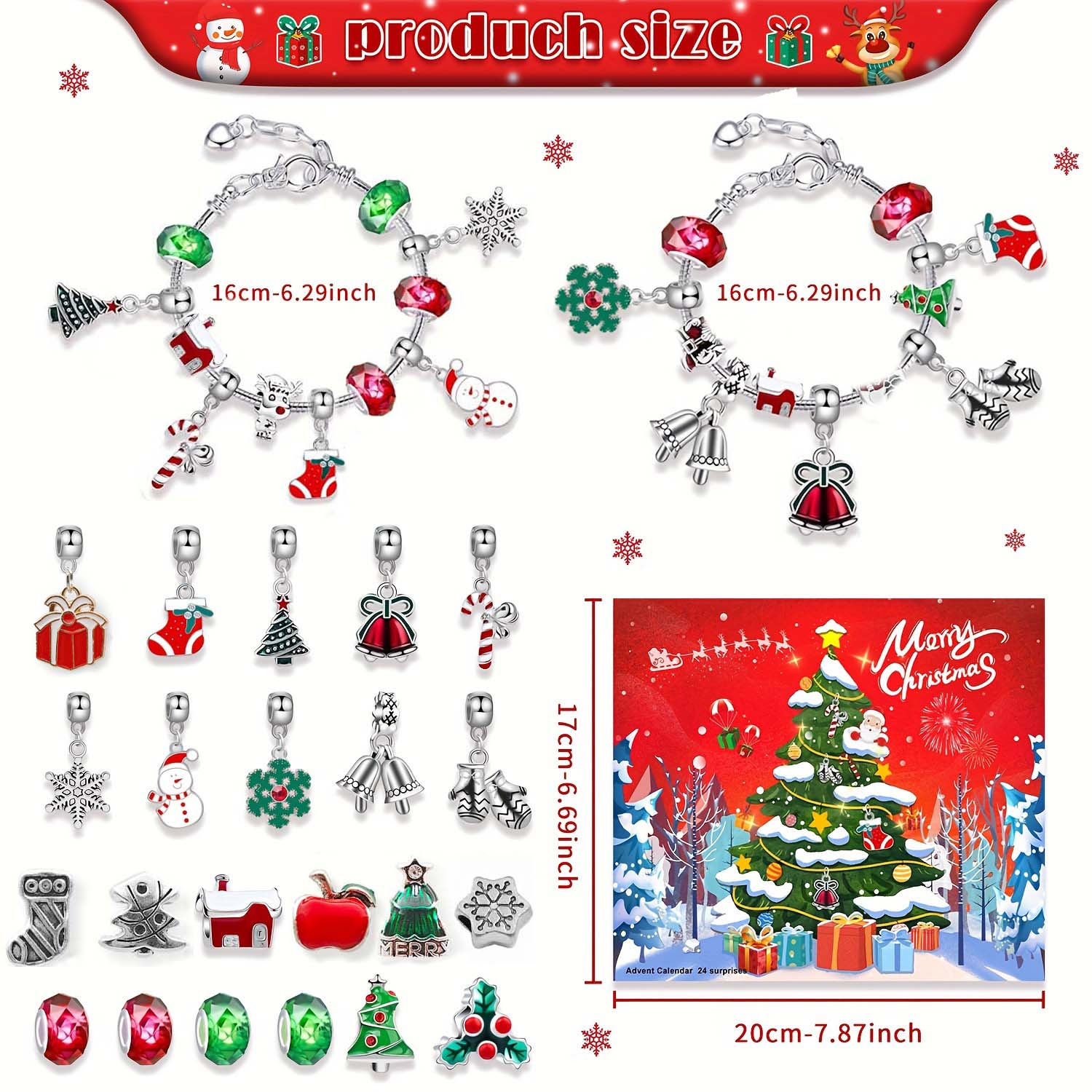 Creatieve kerstkalender met 24 - Resin Crafts Diy recensie en prijs