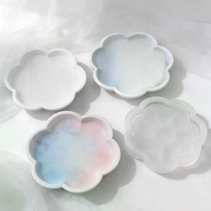 Bloem-/ronde vorm dienblad sil - Resin Craft Ideas recensie en prijs